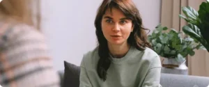 A Woman Participating In A Counseling Session